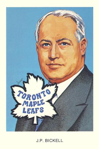 1983 Cartophilium Hockey Hall of Fame Postcards #J3 J.P. Bickell Front