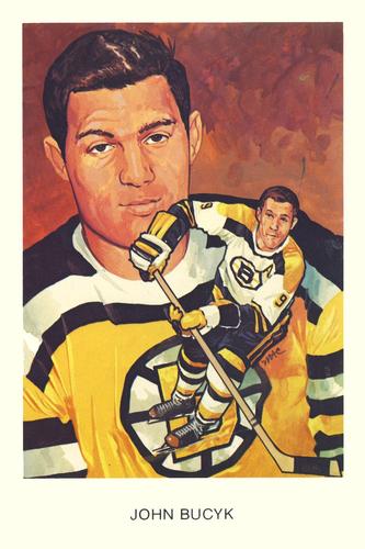 1983 Cartophilium Hockey Hall of Fame Postcards #J4 John Bucyk Front