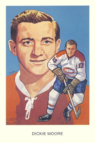 1983 Cartophilium Hockey Hall of Fame Postcards #J10 Dickie Moore Front