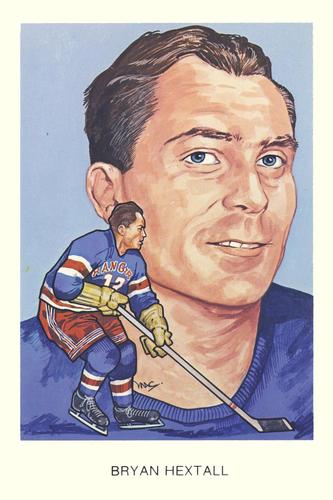 1983 Cartophilium Hockey Hall of Fame Postcards #K7 Bryan Hextall Front