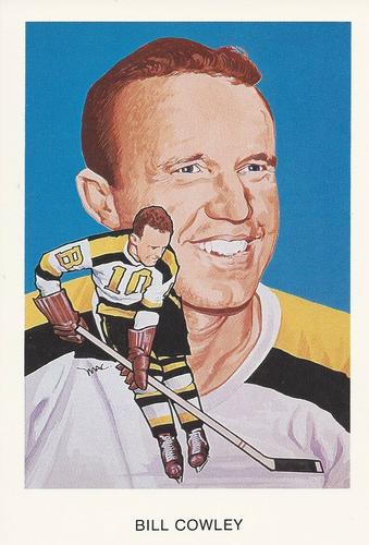 1983 Cartophilium Hockey Hall of Fame Postcards #M5 Bill Cowley Front