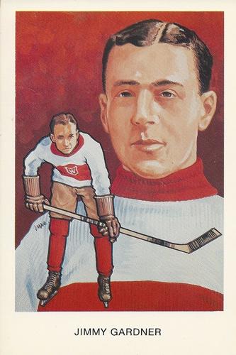 1983 Cartophilium Hockey Hall of Fame Postcards #M7 James Gardner Front