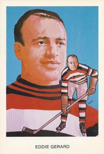 1983 Cartophilium Hockey Hall of Fame Postcards #N5 Eddie Gerard Front