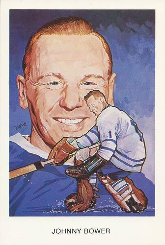 1983 Cartophilium Hockey Hall of Fame Postcards #O5 Johnny Bower Front
