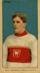 1910-11 Imperial Tobacco Hockey Series (C56) #33 Jack Marshall Front