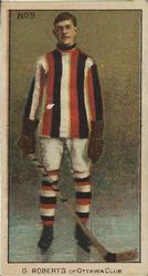 1910-11 Imperial Tobacco Hockey Series (C56) #3 Gordon Roberts Front