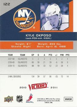 2010-11 Upper Deck Victory #122 Kyle Okposo Back