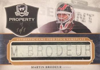 2013-14 Upper Deck The Cup - Property Of #PO-MB Martin Brodeur Front