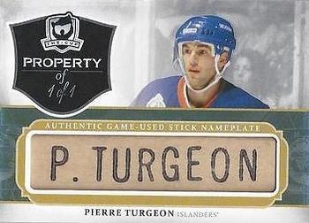 2013-14 Upper Deck The Cup - Property Of #PO-PT Pierre Turgeon Front