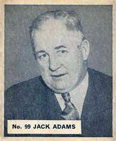 1937-38 World Wide Gum (V356) #99 Jack Adams Front