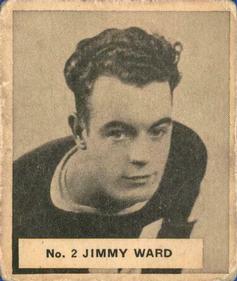 1937-38 World Wide Gum (V356) #2 Jimmy Ward Front