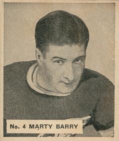 1937-38 World Wide Gum (V356) #4 Marty Barry Front