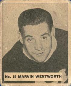 1937-38 World Wide Gum (V356) #19 Marvin Wentworth Front
