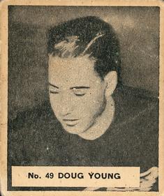 1937-38 World Wide Gum (V356) #49 Doug Young Front