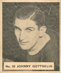 1937-38 World Wide Gum (V356) #55 Johnny Gottselig Front