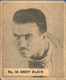 1937-38 World Wide Gum (V356) #56 Andy Blair Front