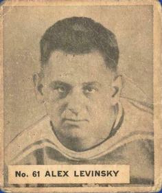 1937-38 World Wide Gum (V356) #61 Alex Levinsky Front