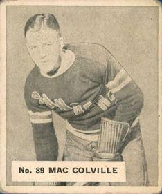 1937-38 World Wide Gum (V356) #89 Mac Colville Front