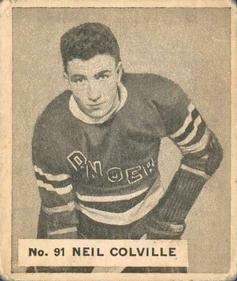 1937-38 World Wide Gum (V356) #91 Neil Colville Front
