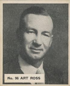 1937-38 World Wide Gum (V356) #96 Art Ross Front