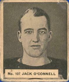 1937-38 World Wide Gum (V356) #107 Jack O'Connell Front