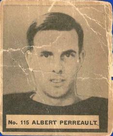 1937-38 World Wide Gum (V356) #115 Albert Perreault Front