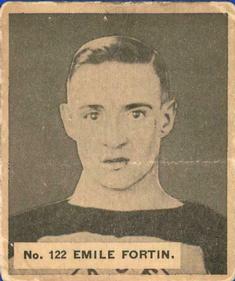 1937-38 World Wide Gum (V356) #122 Emile Fortin Front