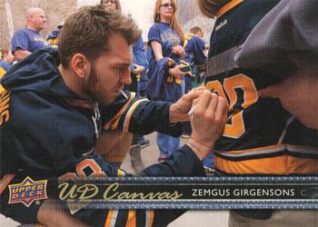 2014-15 Upper Deck - UD Canvas #C11 Zemgus Girgensons Front