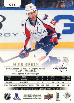 2014-15 Upper Deck - UD Canvas #C86 Mike Green  Back