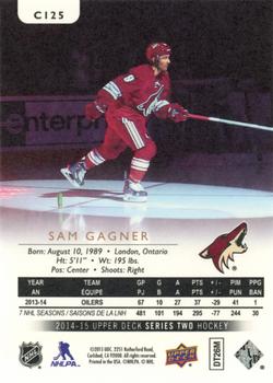 2014-15 Upper Deck - UD Canvas #C125 Sam Gagner Back