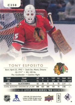 2014-15 Upper Deck - UD Canvas #C250 Tony Esposito Back