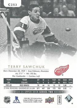 2014-15 Upper Deck - UD Canvas #C253 Terry Sawchuk Back