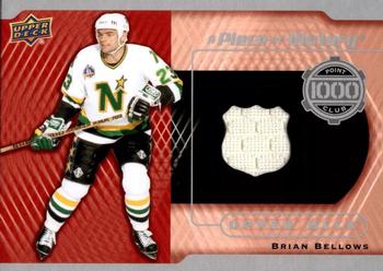 2014-15 Upper Deck - A Piece of History 1000 Point Club Jerseys #PC-BB Brian Bellows Front