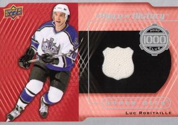 2014-15 Upper Deck - A Piece of History 1000 Point Club Jerseys #PC-LR Luc Robitaille Front