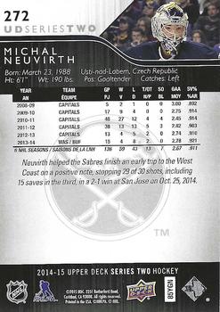2014-15 Upper Deck - UD Exclusives #272 Michal Neuvirth Back