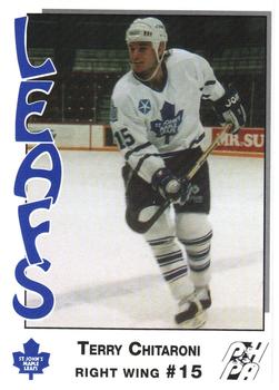 1993-94 St. John's Maple Leafs (AHL) #NNO Terry Chitaroni Front