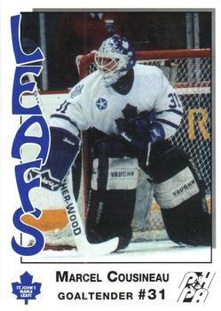 1993-94 St. John's Maple Leafs (AHL) #NNO Marcel Cousineau Front