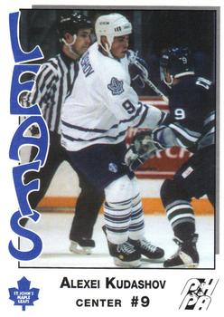 1993-94 St. John's Maple Leafs (AHL) #NNO Alexei Kudashov Front