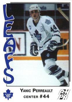 1993-94 St. John's Maple Leafs (AHL) #NNO Yanic Perreault Front