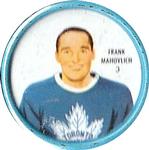 1962-63 Shirriff Coins #3 Frank Mahovlich Front
