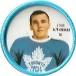 1962-63 Shirriff Coins #18 Eddie Litzenberger Front