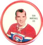 1962-63 Shirriff Coins #33 Don Marshall Front