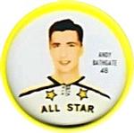 1962-63 Shirriff Coins #48 Andy Bathgate Front