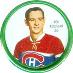 1962-63 Shirriff Coins #56 Bob Rousseau Front