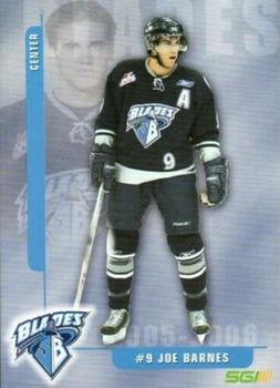 2005-06 Saskatoon Blades (WHL) #NNO Joe Barnes Front