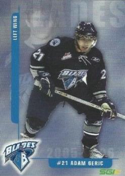 2005-06 Saskatoon Blades (WHL) #NNO Adam Geric Front