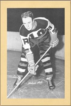 1934-43 Bee Hive Hockey Photos (Group 1) #NNO Melvin Hill Front