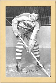 1934-43 Bee Hive Hockey Photos (Group 1) #NNO Bill Benson Front