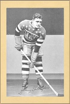 1934-43 Bee Hive Hockey Photos (Group 1) #NNO Johnny Gallagher Front