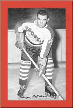 1934-43 Bee Hive Hockey Photos (Group 1) #NNO Hazen McAndrew Front